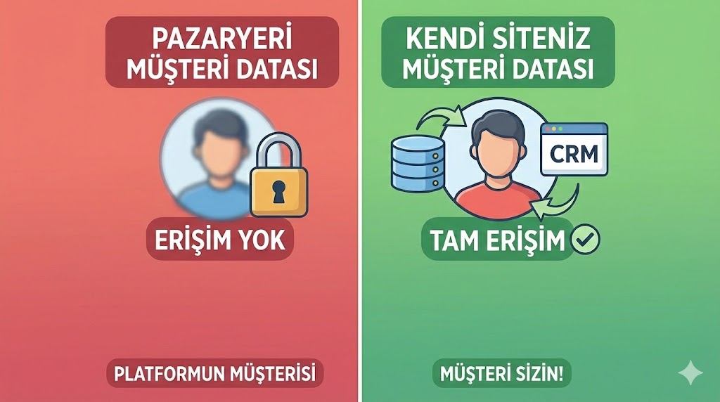 Pazaryeri mi, Kendi Siteniz mi