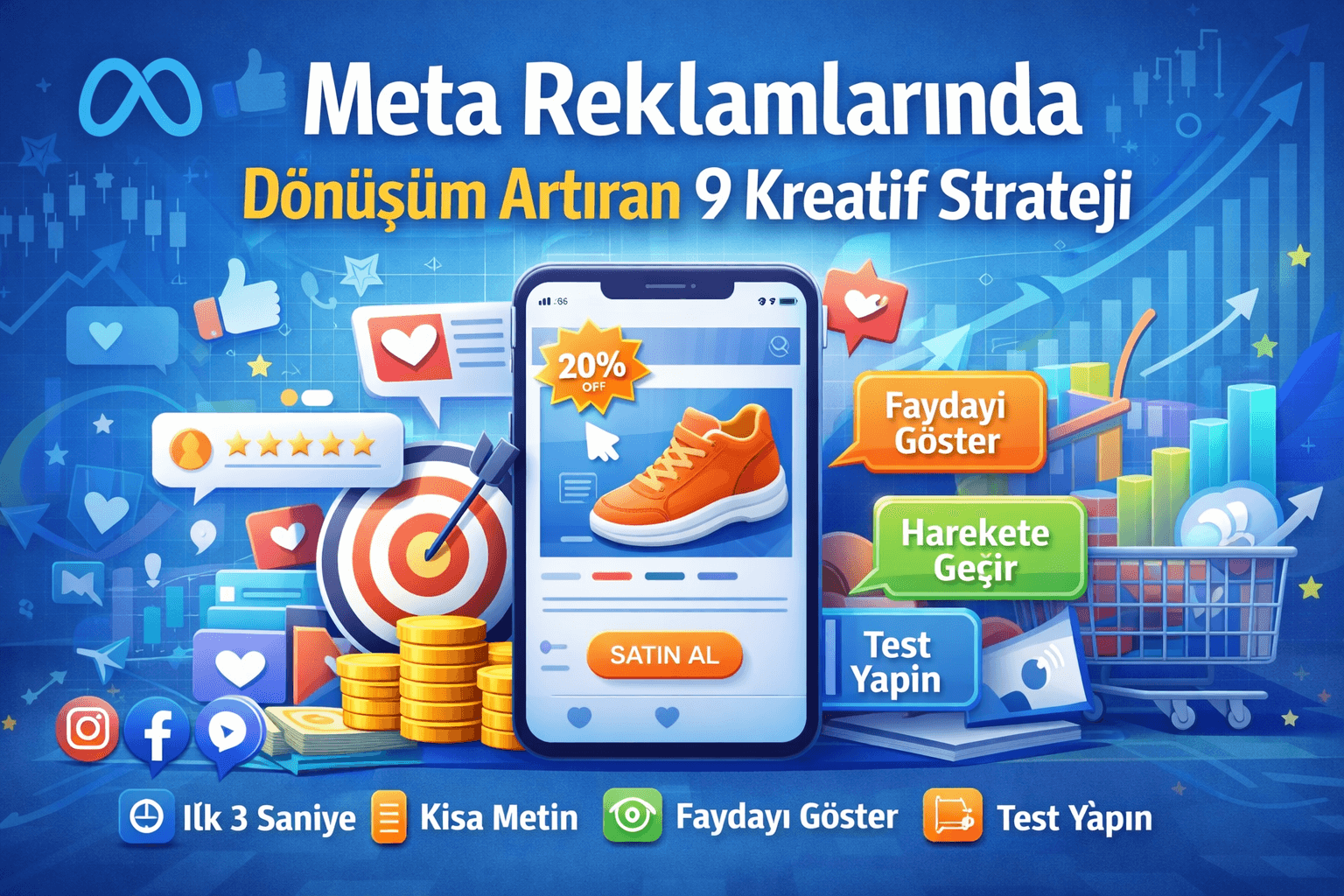 Meta Reklamlarında Dönüşüm Artıran 9 Kreatif Strateji